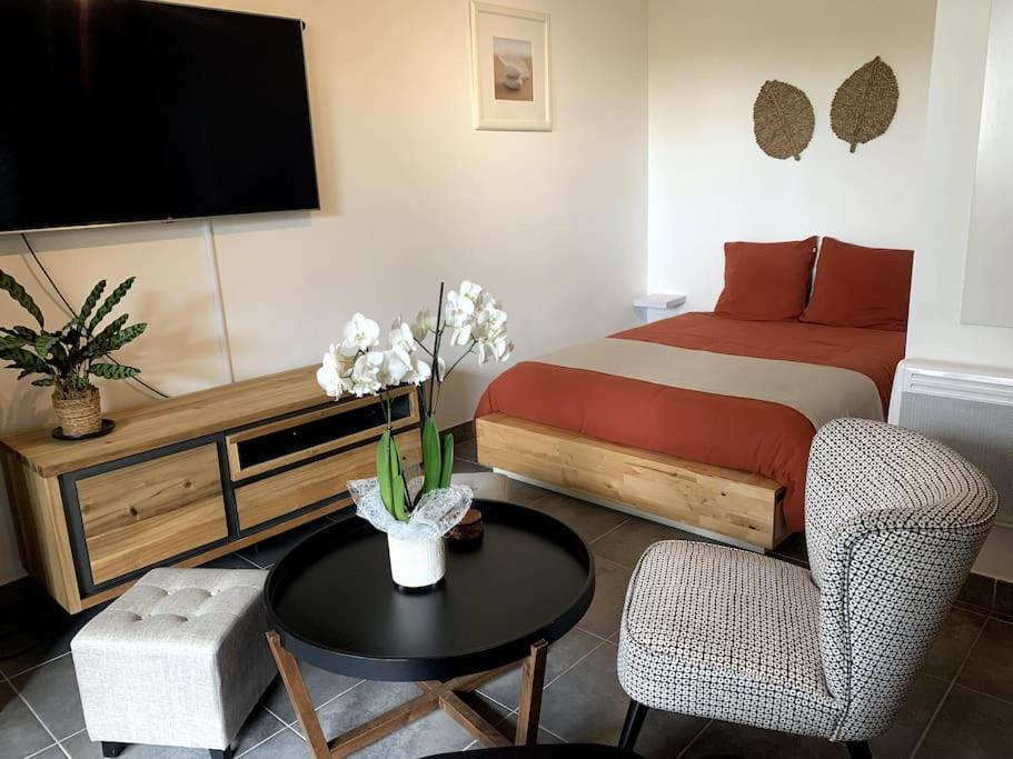 Grand Studio Avec Coin Nuit, Proche Mer Et Montagnes Roquebrune-sur Argens Dış mekan fotoğraf